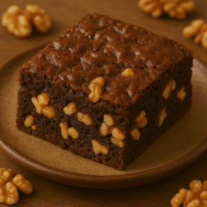 Doçura em Quadrados: Brownies de Chocolate com Nozes para Saciar sua Vontade