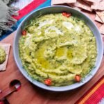 creme de abacate com ervas