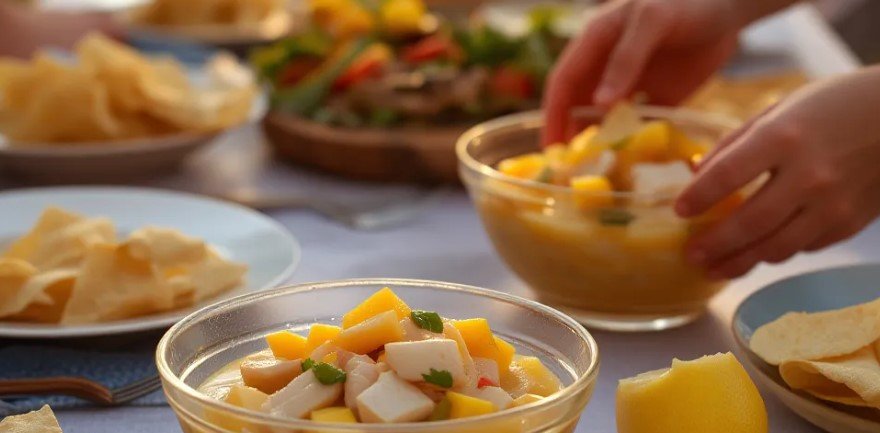 receita de ceviche de tilápia com maga verde